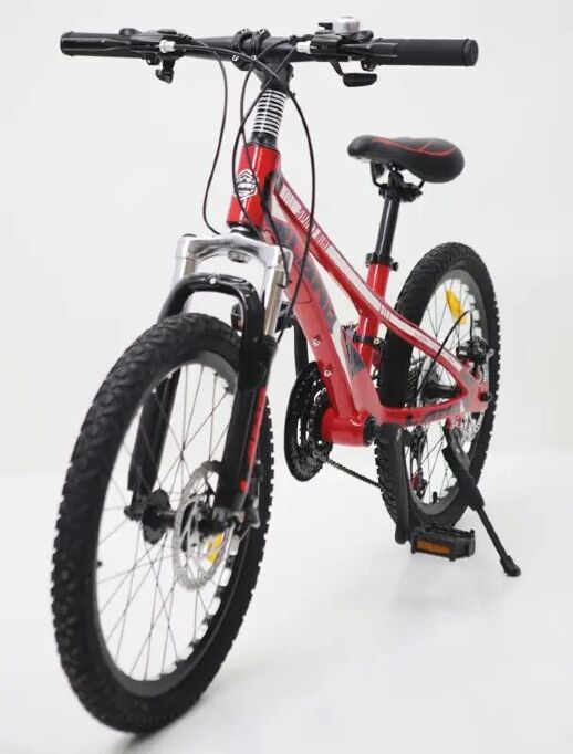 Велосипед гірський спортивний 20-LANQ модель VA210 магнезиевая рама колеса 20 дюймів червоний