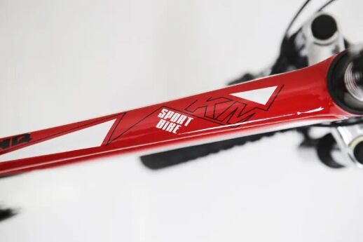 Велосипед гірський спортивний 20-LANQ модель VA210 магнезиевая рама колеса 20 дюймів червоний