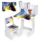 Дитяча регульована парта зі стільцем розтишка N 2071-2-1 