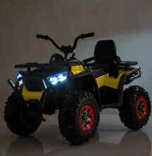 Дитячий одномісний електромобіль квадроцикл Bambi M 4081EBLR-2-4 пультом управління / колір чорно-синій**