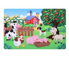 Дитячий столик з двома стільчиками Bambi 501-10 дерев'яний / забарвлення Ферма**