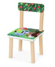 Дитячий столик з двома стільчиками Bambi 501-10 дерев'яний / забарвлення Ферма**