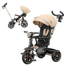 Дитячий триколісний велосипед-коляска TILLY DYNAMIC T-3810 BEIGE з батьківською ручкою бежевий