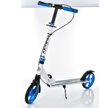 Дитячий підлітковий двоколісний складаний самокат iTrike SR2-049-1-WBL алюмінієвий з ручним гальмом / білий*