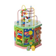 Дерев'яна Розвиваюча іграшка TREE TOYS MD 2385 Бизиборд Лабіринт Рахунки Сортер ін**