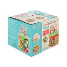 Дерев'яна Розвиваюча іграшка TREE TOYS MD 2385 Бизиборд Лабіринт Рахунки Сортер ін**
