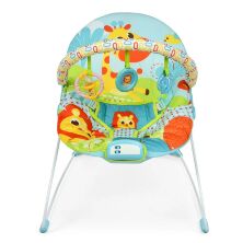 Дитячі шезлонг-качалка Bambi 6875 Жираф блакитне**