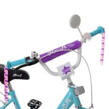 Велосипед дитячий двоколісний PROFI Princess XD1415 колеса 14 дюймів аквамарин **