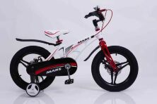 Велосипед дитячий двоколісний MARS-16 дискові гальма колеса 16 дюймів білий
