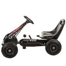 Дитячий педальний спортивний карт веломобіль на педалях Bambi kart M 0645-2 чорний **