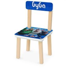 Дитячий пластиковий столик з двома стільчиками Bambi ETZY-13 бежево-коричневий