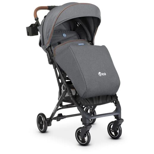 Коляска дитяча прогулянкова Lorelli DAISY Dark Grey Lighthouse темно-сіра