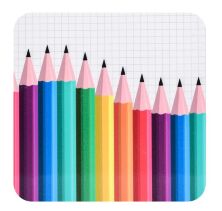 Дитячий столик з двома стільчиками Bambi 501-77 дерев'яний / забарвлення Олівці**