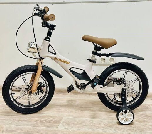 Дитячий двоколісний велосипед 18 дюймів Maraton CRUISER ICONIC дискові гальма білий