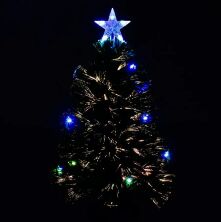 Новорічна Ялинка Сосна штучна Світиться висота 65 см 0758 з Led підсвічуванням. 52 гілки