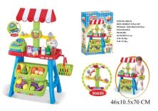 Дитячий ігровий набір "Мій Магазин" 008-52 Прилавок Стійка з продуктами / Світлові і звукові ефекти