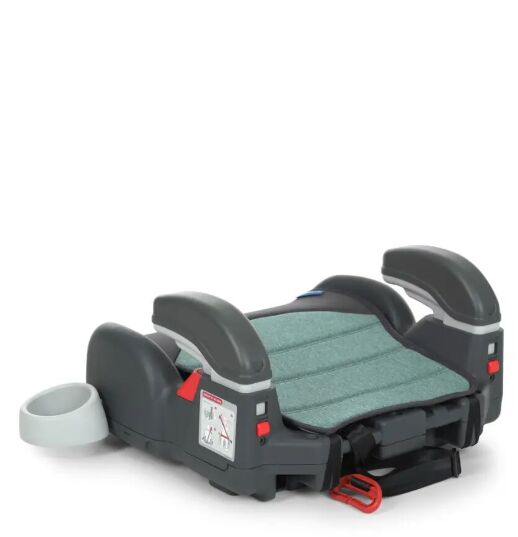 Автосидіння Бустер дитячий EL CAMINO ME 1044 Roro Royal Mint з підлокітником і підсклянником/чорьо-м'ятний