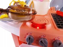 Дитячий ігровий набір Інтерактивна КУХНЯ 728A зі світловими та звуковими ефектами + тече вода/ з аксесуарами