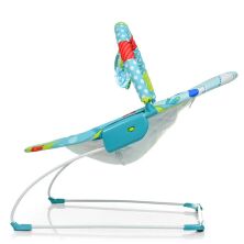 Дитячий шезлонг-качалка Bambi 6938 Кіт бірюзовий ***