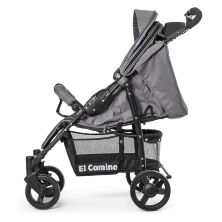 Дитяча прогулянкова коляска El Camino ME 1015L AMULET Cloud Gray сірий