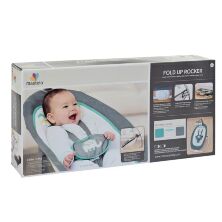 Дитячі шезлонг-качалка Bambi 6915 сіро-синій**