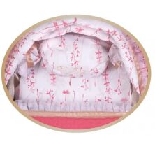 Коляска для ляльок DeCuevas 86033 Лялькова з сумкою серії Мартіна коралова**