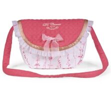 Коляска для ляльок DeCuevas 86033 Лялькова з сумкою серії Мартіна коралова**