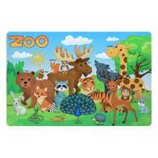 Дитячий пластиковий столик з двома стільчиками Bambi ETZY-13 бежево-коричневий