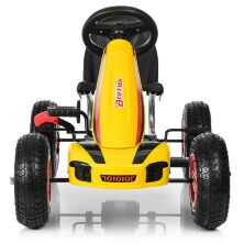 Дитячий педальний карт на гумових колесах Bambi kart M 4039-6 з ручним гальмом / колір жовтий**