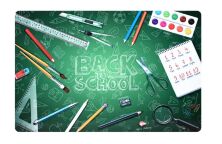 Дитячий дерев'яний столик з двома стільчиками Bambi 501-86 Школа**