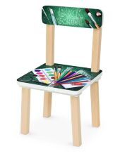 Дитячий дерев'яний столик з двома стільчиками Bambi 501-86 Школа**