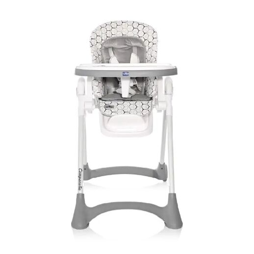 Стільчик для годування дитячий Lorelli (Bertoni) Campanella Grey Net Сірий