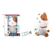 Нічник Тварина плюшеве HL2021-2A ХОМ'ЯЧОК проектор нічного неба музика звук, світло**