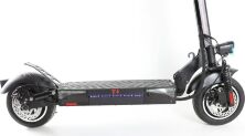 Електросамокат Crosser T4 (1000 Вт; 48 В; 12,5 А/год) колеса 10" повітря з камерою. З ВИДІННЯМ. Чорний