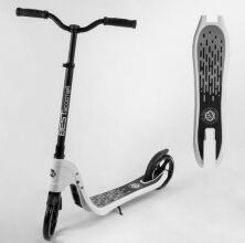 Самокат складаний двоколісний GS-0025 Black алюмінієвий білий