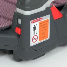 Автосидіння Бустер дитячий EL CAMINO ME 1044 Roro Violet з підлокітником і підсклянником/чорьо-фіолетовий