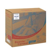 Автосидіння Бустер дитячий EL CAMINO ME 1044 Roro Violet з підлокітником і підсклянником/чорьо-фіолетовий