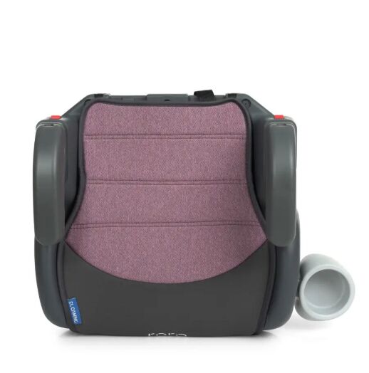 Автосидіння Бустер дитячий EL CAMINO ME 1044 Roro Violet з підлокітником і підсклянником/чорьо-фіолетовий