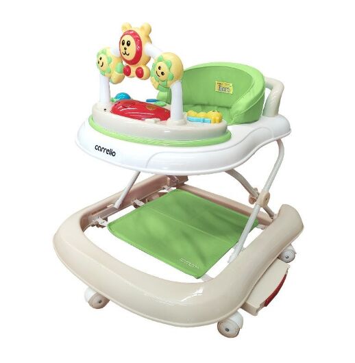 Ходунки CARRELLO Libero CRL-9602/3 Green 3 в 1 (ходунки, гойдалка, каталка) зелені