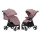 Дитяча коляска прогулянкова CARRELLO Bravo CRL-8512 Crystal Pink чохол на ніжки, підсклянник, дощовик