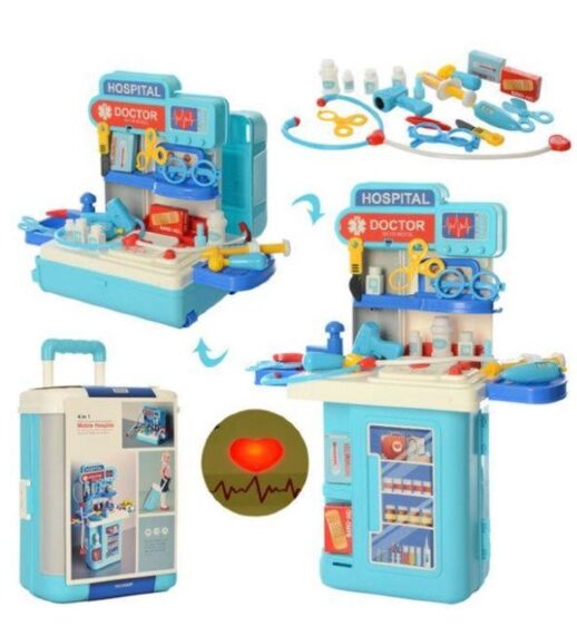 Ігровий набір доктора "Валіза-лікарня" 8390 34 предмети