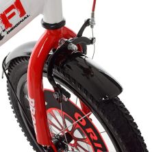 Велосипед дитячий двоколісний PROFI Original boy XD1845 колеса 18 дюймів світло дзвінок біло-червоний **