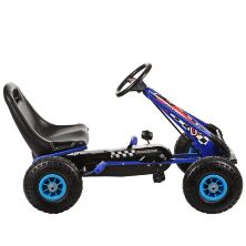 Дитячий педальний спортивний карт веломобіль на педалях Bambi kart M 0645-4 з надувними колесами синій**