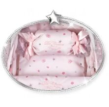 Коляска для ляльок DeCuevas 86034 Лялькова з рюкзаком серії Марія рожева