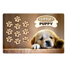 Дитячий пластиковий столик з двома стільчиками Bambi ETZY-13 бежево-коричневий