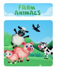 Дитячий дерев'яний столик з двома стільчиками Bambi 501-85 Ферма**