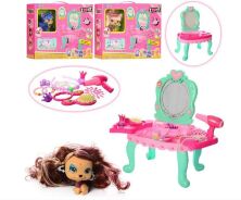 Дитячий туалетний столик, Трюмо з дзеркалом для дівчинки "Собачки Петс PETS" PP1011 з аксесуарами