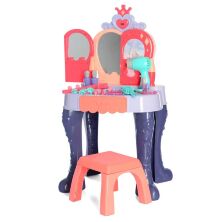 Дитячий туалетний столик, трюмо для дівчинки 661-132 зі стільчиком і аксесуарами. Музика Звук**