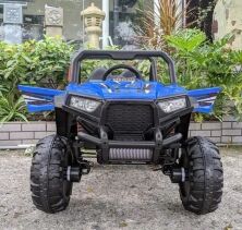 Дитячий двомісний електромобіль Bambi Racer Джип 4WD M 4797EBLR-4 на EVA колесах з М'яким сидінням / синій**