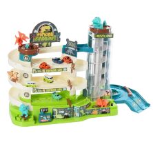 Дитячий Ігровий Триповерховий гараж "Динозаври" T103-66A Паркування паркінг для машинок з Ліфтом